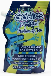 Goblies Play Paint Colorful Goo For Water Guns 25.3 FL Oz- Blue- For Outdoor NEW - Picture 1 of 6