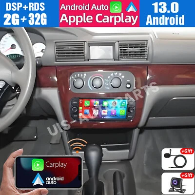 For Dodge Stratus 2001-2006 Android Auto Apple CarPlay Car Radio Stereo GPS Navi - Image 1 of 4