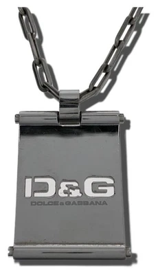 Collana D&G argento autentica H:1,97” L:1,30” 3324 - Immagine 1 di 4