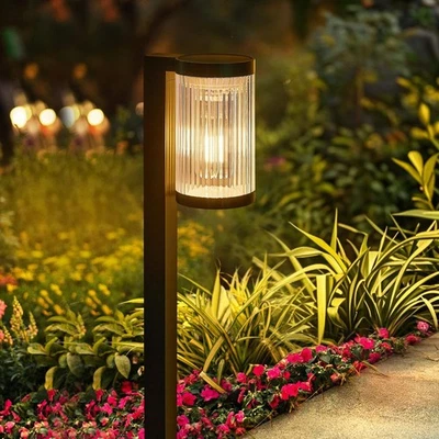 8 Pack Solar Garden Lights Outdoor Waterproof Landscape LED Lights Pathway Yard - Image 1 of 4