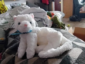 Ty Beanie Babies Starlett The White Cat, 23cm Plush Soft Toy, With Tags - Picture 1 of 12