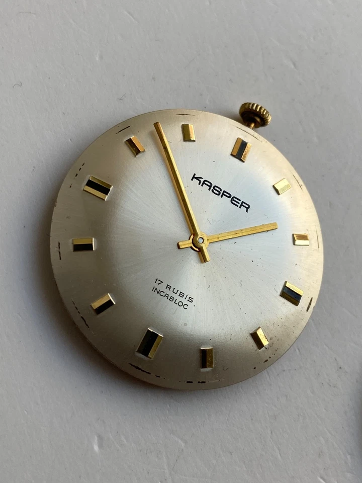 RELOJ PULSERA HOMBRE VINTAGE PIEZAS MOVIMIENTO KASPER 17 RUBIS FUNCIONANDO BIEN CAL. 1400 Foto 1 de 4