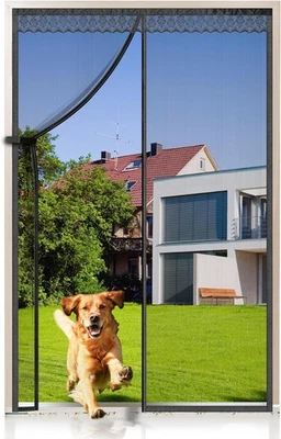 EXTSUD Fiberglas Magnet Fliegengitter Tür 75x210cm Magnetvorhang Insektenschutz - Bild 1 von 4