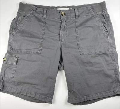 Women's Sonoma Gray Cargo Shorts Size 12 - Granola Hiking Camping Outdoor - Image 1 of 4