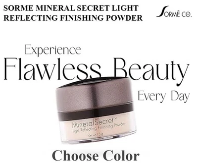 SORME MINERAL SECRET LIGHT REFLECTING FINISHING POWDER - Choose Color - Image 1 of 4