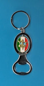 Portachiavi Keychain Sicilia Apribottiglie Regalo di Natale Uomo Donna MA0030 - Picture 1 of 2