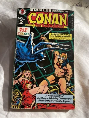 Conan El Bárbaro Vol. 2 novelas gráficas de cómic ilustradas vintage de Marvel Foto 1 de 4