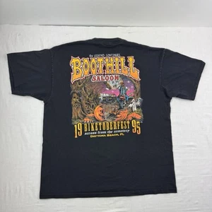 Camiseta De Colección Boothill Biketoberfest Adulto XL Negra 1995 Motociclista Rally Halloween - Imagen 1 de 11