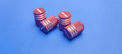 4 pièces bouchons Valve de Pneu Logo AMG pour Mercedes Rouge - Image 1 of 3
