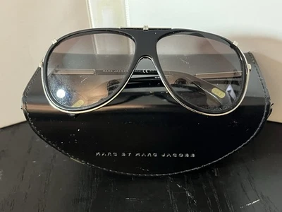 RARE Marc By Marc Jacobs sunglasses MJ306/S Aviator W/ Case + Cloth Metal Italy - Image 1 of 4