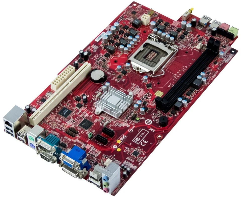 Mainboards MSI MS-7744 Ver:1.0 LGA1155 Intel H61 2xDDR3 MATX 340mm x 190mm - Image 1 of 3