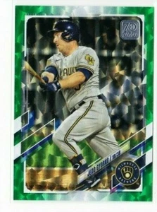 2021 TOPPS  SERIES 2 JEDD GYORKO GREEN FOIL SP /499 #645 BREWERS  PD - Picture 1 of 2