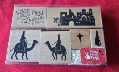 Juego de estampillas Close To My Heart Wise Men 0f 6 Foto 1 de 3