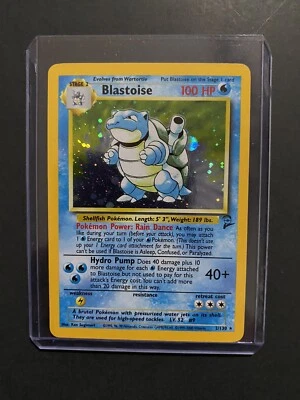 NM+/ Pokémon TCG Blastoise Base Set 2 2/130 Holo Unlimited Holo Rare - Image 1 of 2