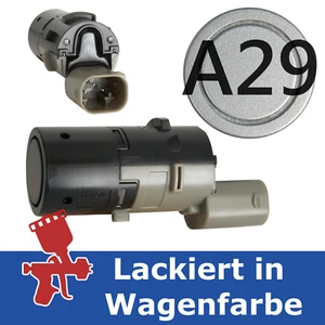 Sensor aparcamiento bmw serie 5 e60 e61 delantero pintado en a29 silverstone ii 6989213 nuevo - Imagen 1 de 1