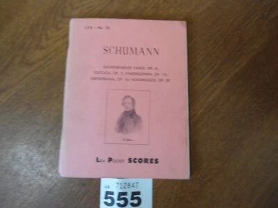 SCHUMANN Various Pieces Op.6 / 7 / 15 / 16 / 20 - Lea Pocket Score No.20 - Image 1 of 4