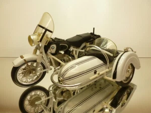 TOOTSIETOY BMW R60-2 MOTORCYCLE + SIDECAR 1960 - WHITE 1:10 - GOOD CONDITION - Imagen 1 de 8