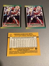 Ozzie Smith 1989 Donruss All-Stars #63 St. Louis Cardinals-3 Card Lot