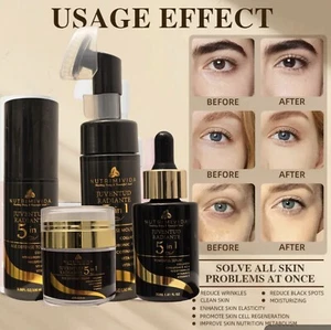 JUVENTUD RADIANTE, Set 5 In 1, Collagen, Hyaluronic, Vitamin E, C, Nicotinamide. - Picture 1 of 4