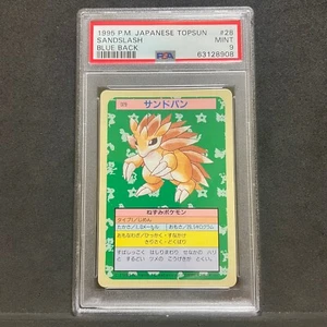 PSA 9 COMO NUEVO Pokemon Topsun Tarjeta De Colección 1995 Espalda Azul 028 Sandslash D715 - Imagen 1 de 2