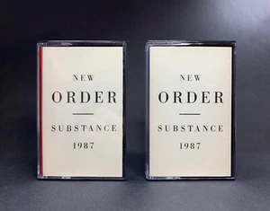 New Order SUBSTANCE Cassettes FACT 200C **VG+/EX CONDITION** PAPER LABELS 1987 - Picture 1 of 13