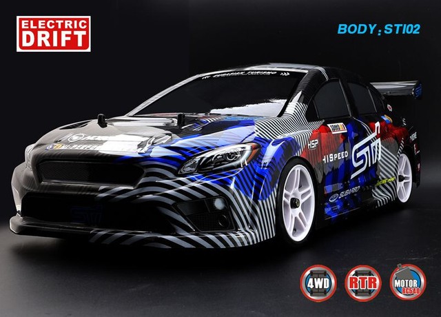 HSP Racing RC Drift Car 4Wd 1:10 Elétrico Energia Na Estrada RC