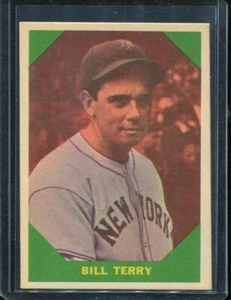 1960 FLEER Baseball # 52 Bill Terry (NM) Near Mint - Picture 1 of 2