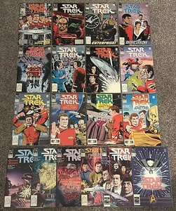 Star Trek DC Comics Nuovo Formato #1-18 Set Ottobre 1989 - Aprile 1991 - Foto 1 di 12