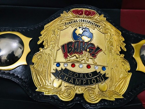 Cintura BANG World Wrestling Champion 6 mm costo tintura 2 strati e doppia placcatura oro 24K