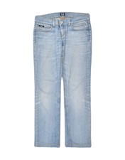 DOLCE & GABBANA Womens Low Waist Straight Jeans W30 L29 Blue Cotton FG01
