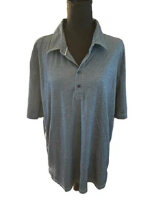 Travis Mathew Polo Golf Shirt XXL Men Blue Cotton Poly 2XL - Picture 1 of 8