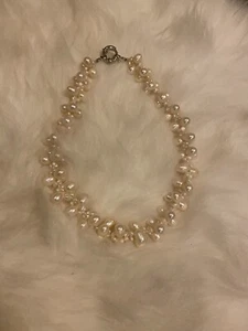 Echte echte Süßwasserperlen Halskette - Bild 1 von 3