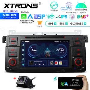 7" CarPlay For BMW E46 320/325/328 Android 14 Car Radio GPS Navi Stereo WIFI BT - Picture 1 of 15