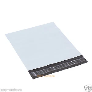 50 weiße Poly Versandtaschen Umschläge Versandtaschen 10,5" x 14,5"_270 x 370+45 mm - Bild 1 von 12