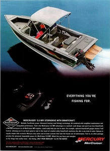 2004 MERCURY MERCRUISER BOAT MOTOR PRINT AD - Picture 1 of 1