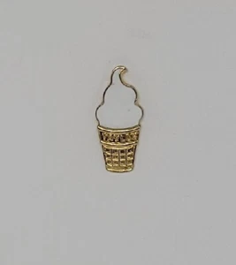 Vintage McDonald's Ice Cream Cone Taylor Lapel Pin - Picture 1 of 3