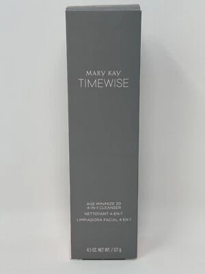 Limpiador Mary Kay TimeWise Age Minimize 3D 4 en 1 4,5 oz piel normal a seca nuevo de stock Foto 1 de 4