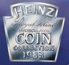 1983 UNCIRCULATED COIN COLLECTION - HEINZ - UNITED KINGDOM - BU COIN YEAR SET