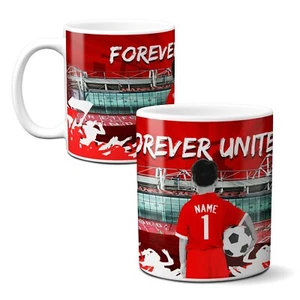 Personalised Manchester Mug Football Fan Cup Childrens Boys Birthday Gift CFM38