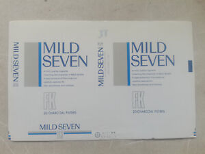 opened empty cigarette soft pack--84 mm-Japan-Mild Seven