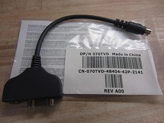 CABLE TV DELL DP/N 070TVD (044CTV) S-VIDEO NUEVO EN PAQUETE (NUEVO) Foto 1 de 1