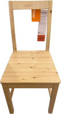 Nueva silla manchada marrón claro IKEA PINNTORP 005.294.78 Foto 1 de 2