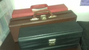 3 Vintage Retro Kassetten Band Aufbewahrungsboxen) - Bild 1 von 13