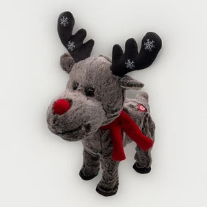 Collective Goods singendes wandelndes Rentier 15 Zoll groß "Schlittenfahrt" Plüsch GETESTET - Bild 1 von 10