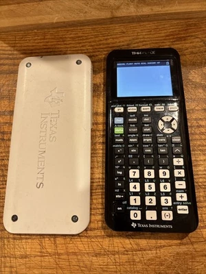 TI 84 Plus CE Calculator Black W/ White Cover No Cord/Charger - Image 1 of 4