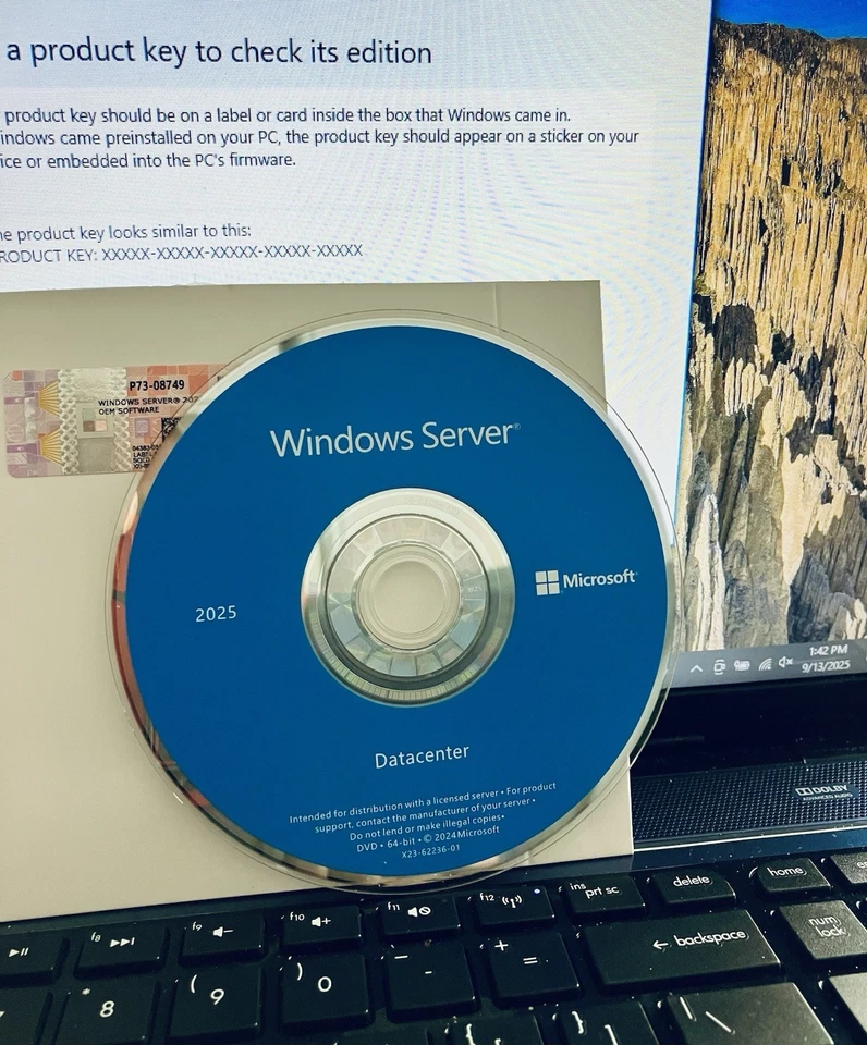 New Sealed Microsoft Windows Server 2025 Datacenter – 16-Core OEM Buy 4 Get 5 - Image 1 of 1