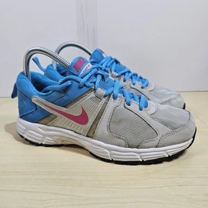 NIKE Dart 10 Athletic Shoes Size 5 UK White Blue  - Picture 1 of 14
