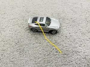 Zip Zaps Micro RC Porsche 911 Turbo 1:64 Scale Silver RadioShack Untested - Picture 1 of 5