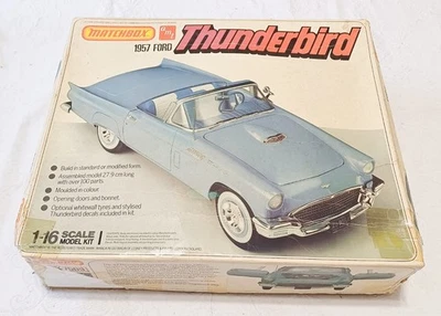 Matchbox AMT Ford Thunderbird 1957. Scala 1/16. Molto rara, parz. montata - Immagine 1 di 3