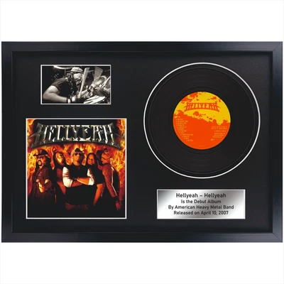 Hellyeah - Hellyeah / Rock Memorabilia / LP / Souvenir in black frame / Pantera - Image 1 of 4